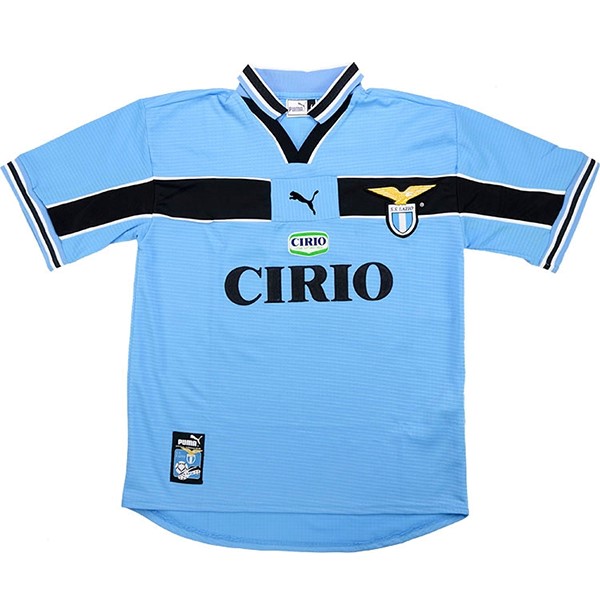 Tailandia Camiseta Lazio 1st Retro 1998 2000 Azul Claro